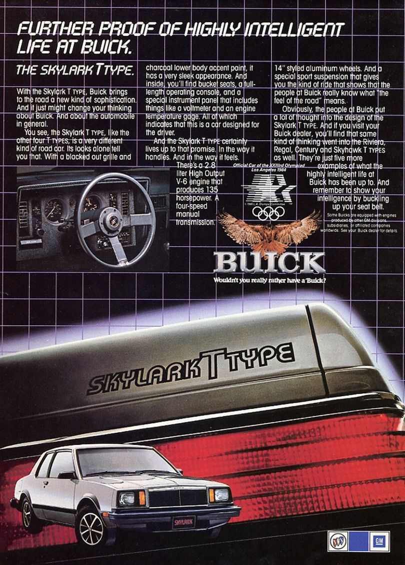 1983 Buick Auto Advertising